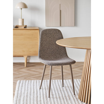 STOCKHOLM DINING CHAIR LICHTBRUIN | LICHTBRUINE POTEN (SET VAN 2)
