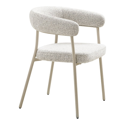 Trivio Dining Chair - Dining Chair, sand, grey legs HN1284 (set of 2)