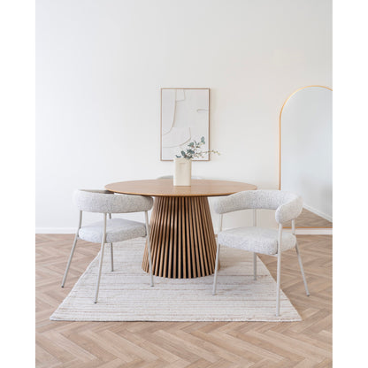 Trivio Dining Chair - Dining Chair, sand, grey legs HN1284 (set of 2)