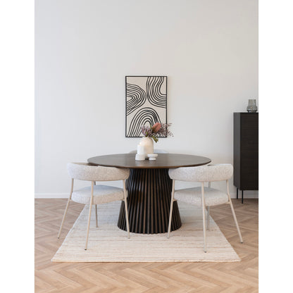 Trivio Dining Chair - Dining Chair, sand, grey legs HN1284 (set of 2)