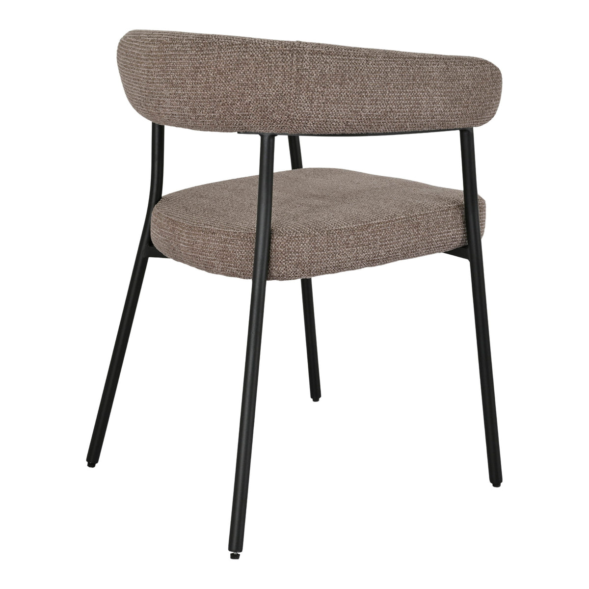 Trivio Esszimmerstuhl – Esszimmerstuhl, braun, schwarze Beine HN1314 (2er-Set)