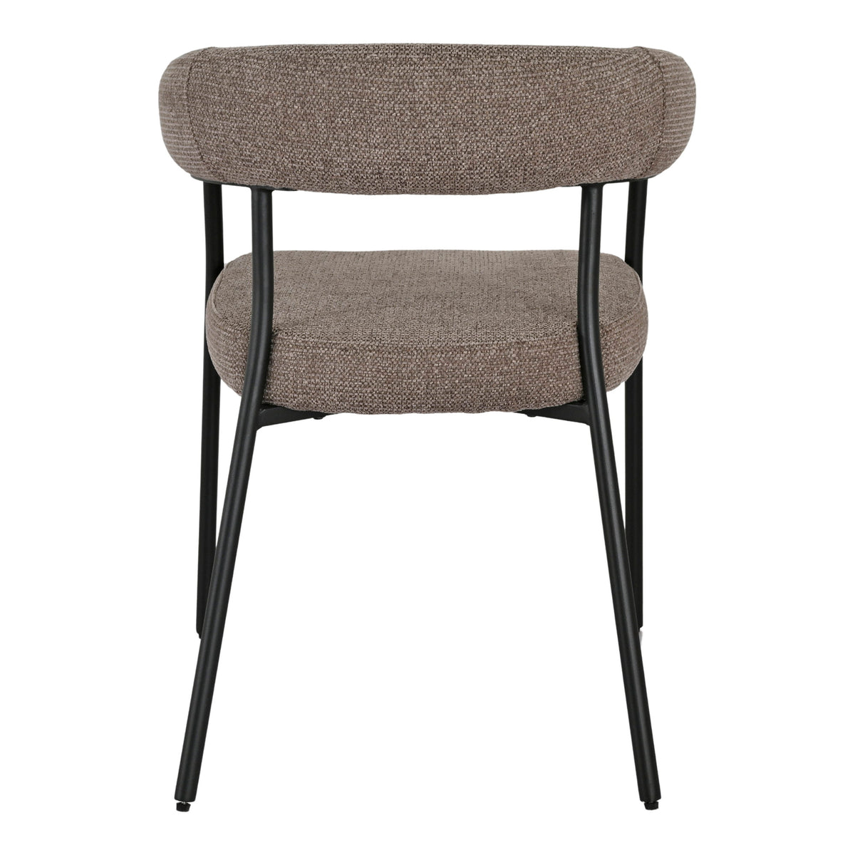 Trivio Esszimmerstuhl – Esszimmerstuhl, braun, schwarze Beine HN1314 (2er-Set)
