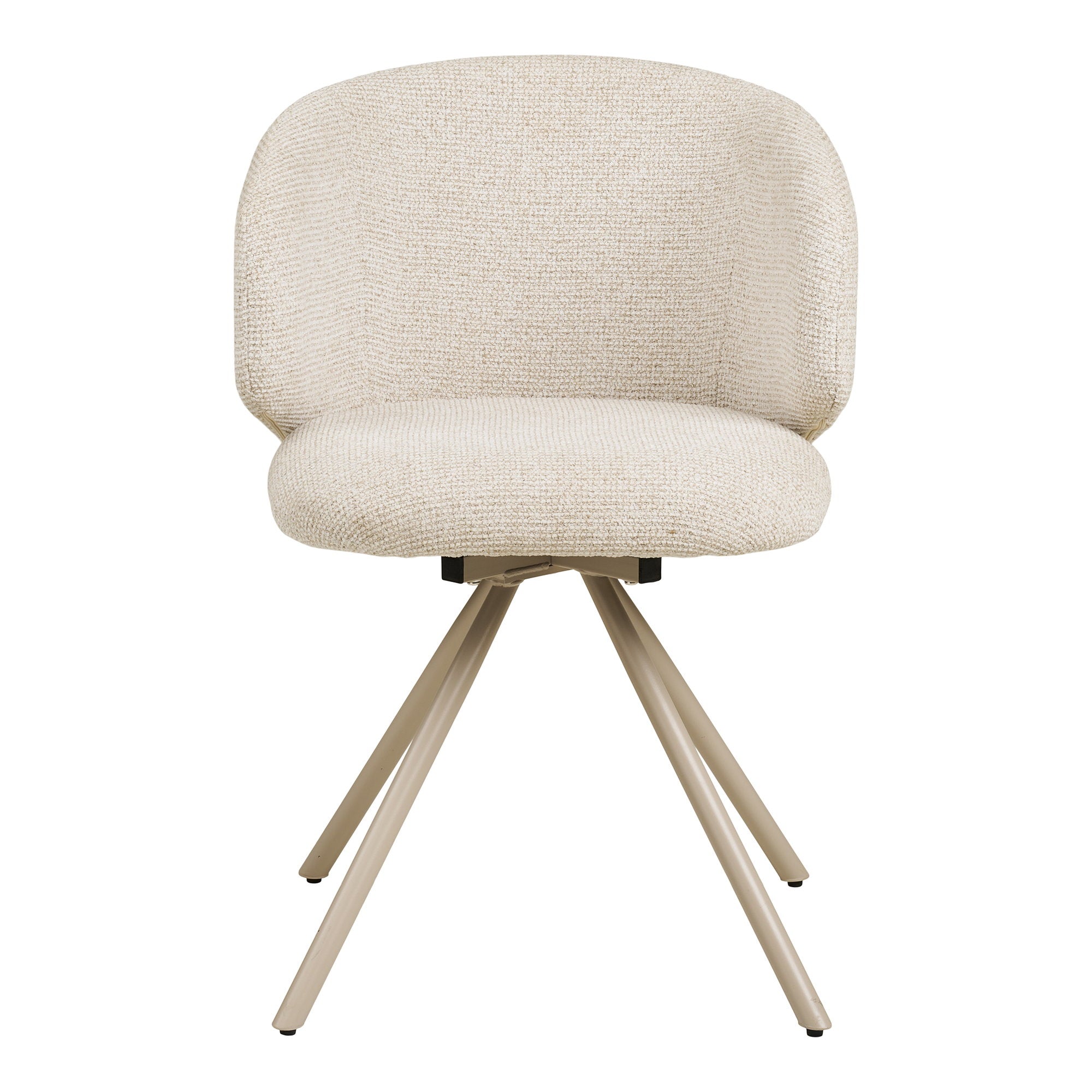 FULHAM ESSZIMMERSTUHL DREHBAR SAND | SANDFARBENE BEINE (2ER-SET)