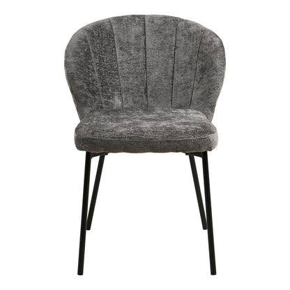 ROANNE ESSSTUHL GRAU | SCHWARZE BEINE (2ER-SET)