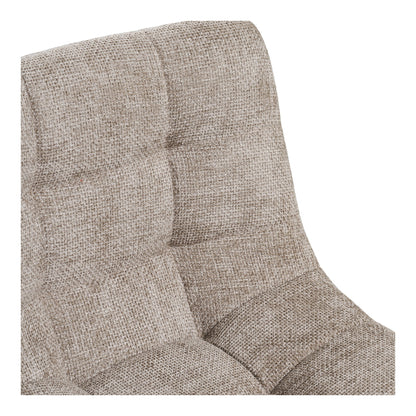 Barkruk Middelfart – polyester en staal, grijs, set van 2