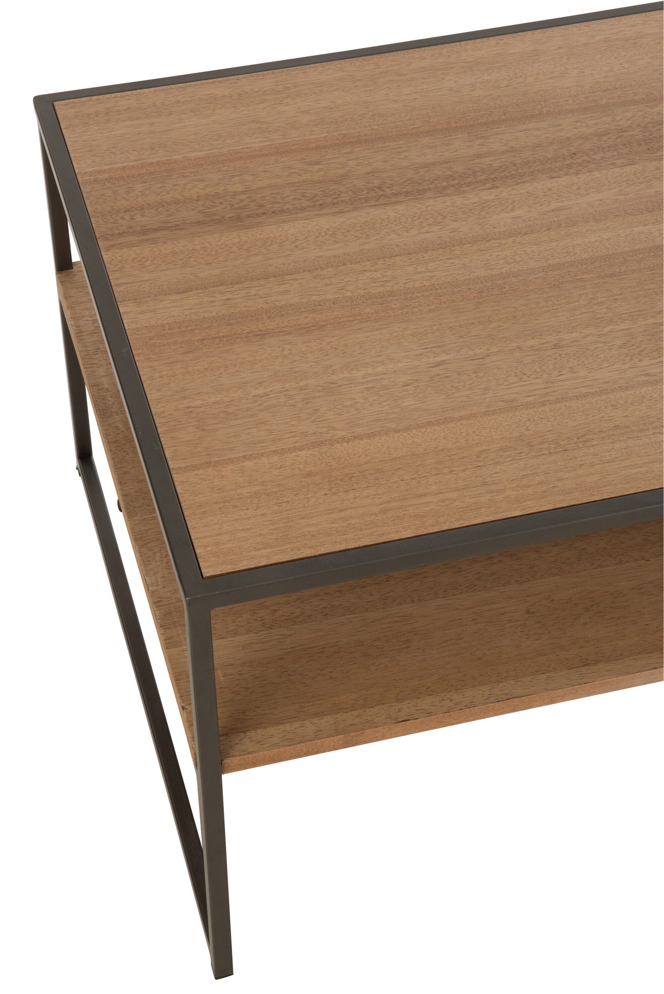 Tv Table 1 Drawer Wood/Metal Natural