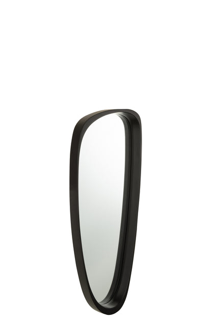 Spiegel Giles MDF/Glas Schwarz Lang