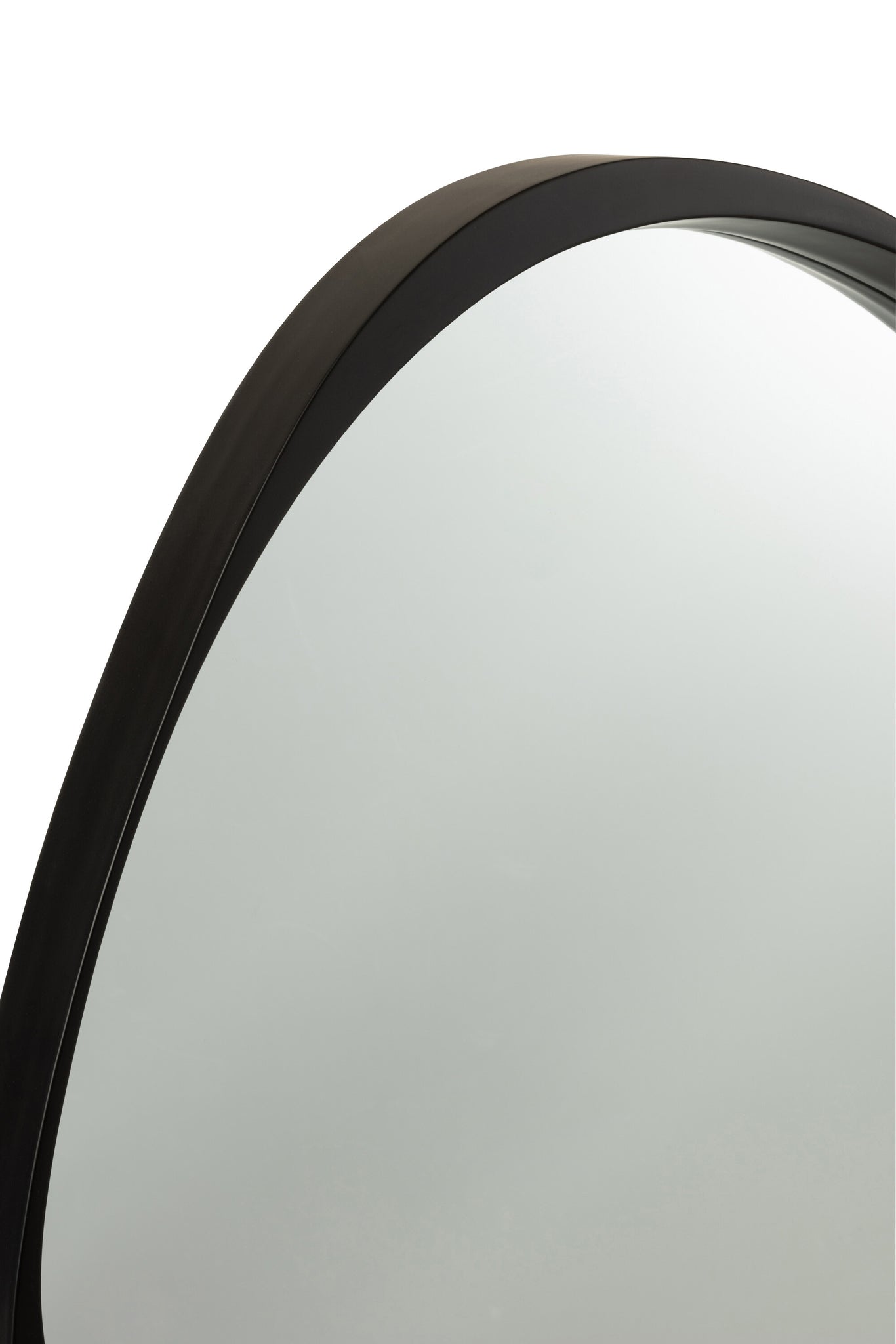 Spiegel Giles MDF/Glas Schwarz Klein