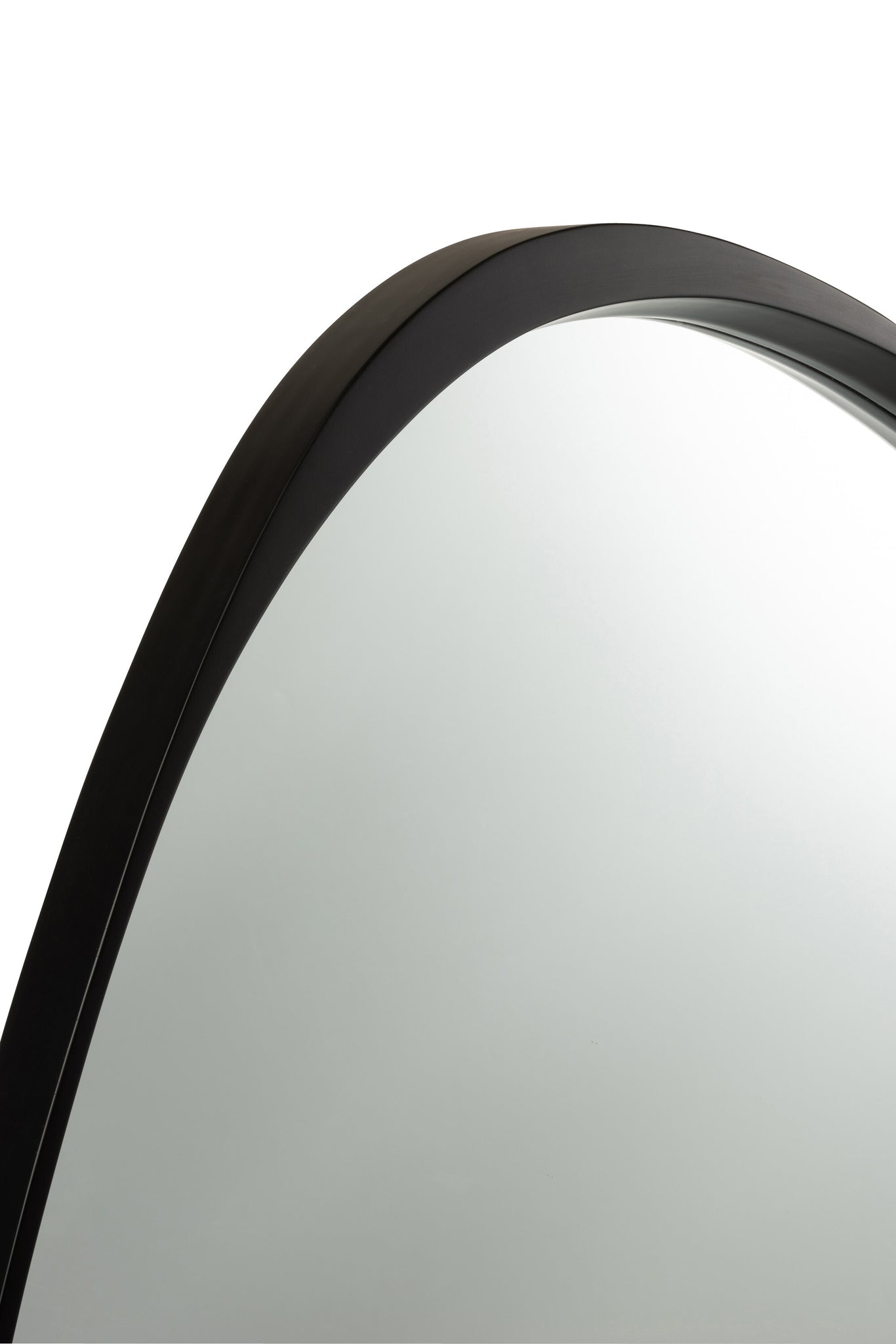 Spiegel Giles MDF/Glas Schwarz Groß