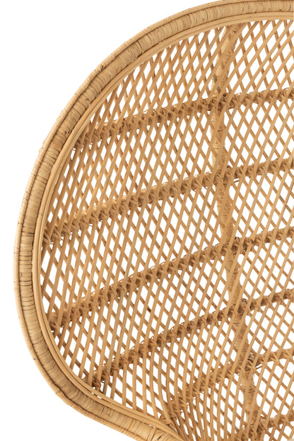 Chair Peacock With Cushion Rattan Natural