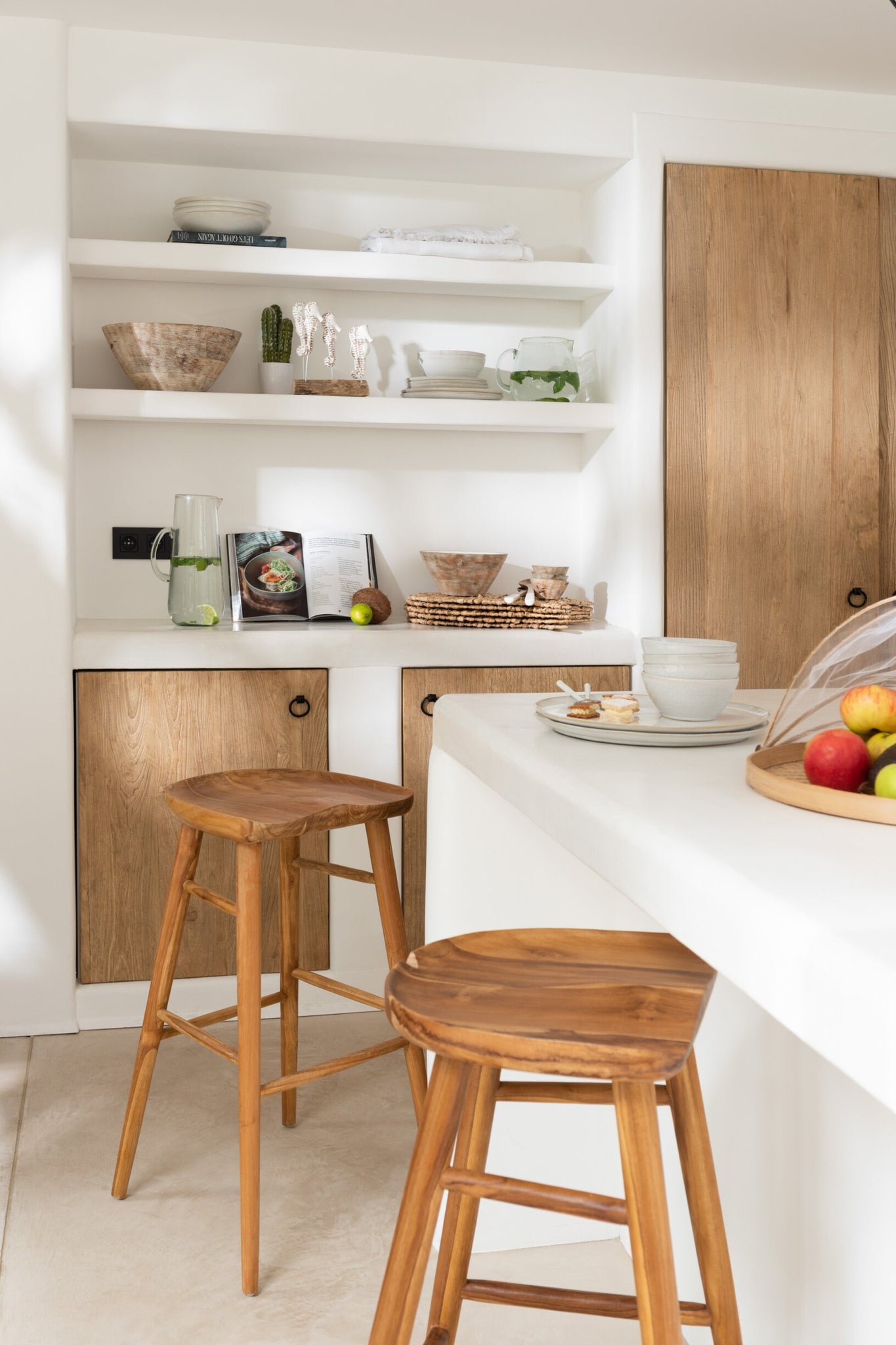 Barhocker Ana Teakholz Braun