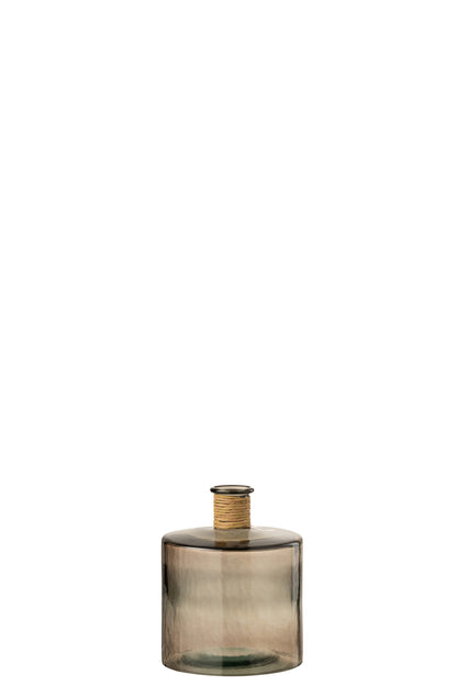 Vase Safari Wide Light Brown Small