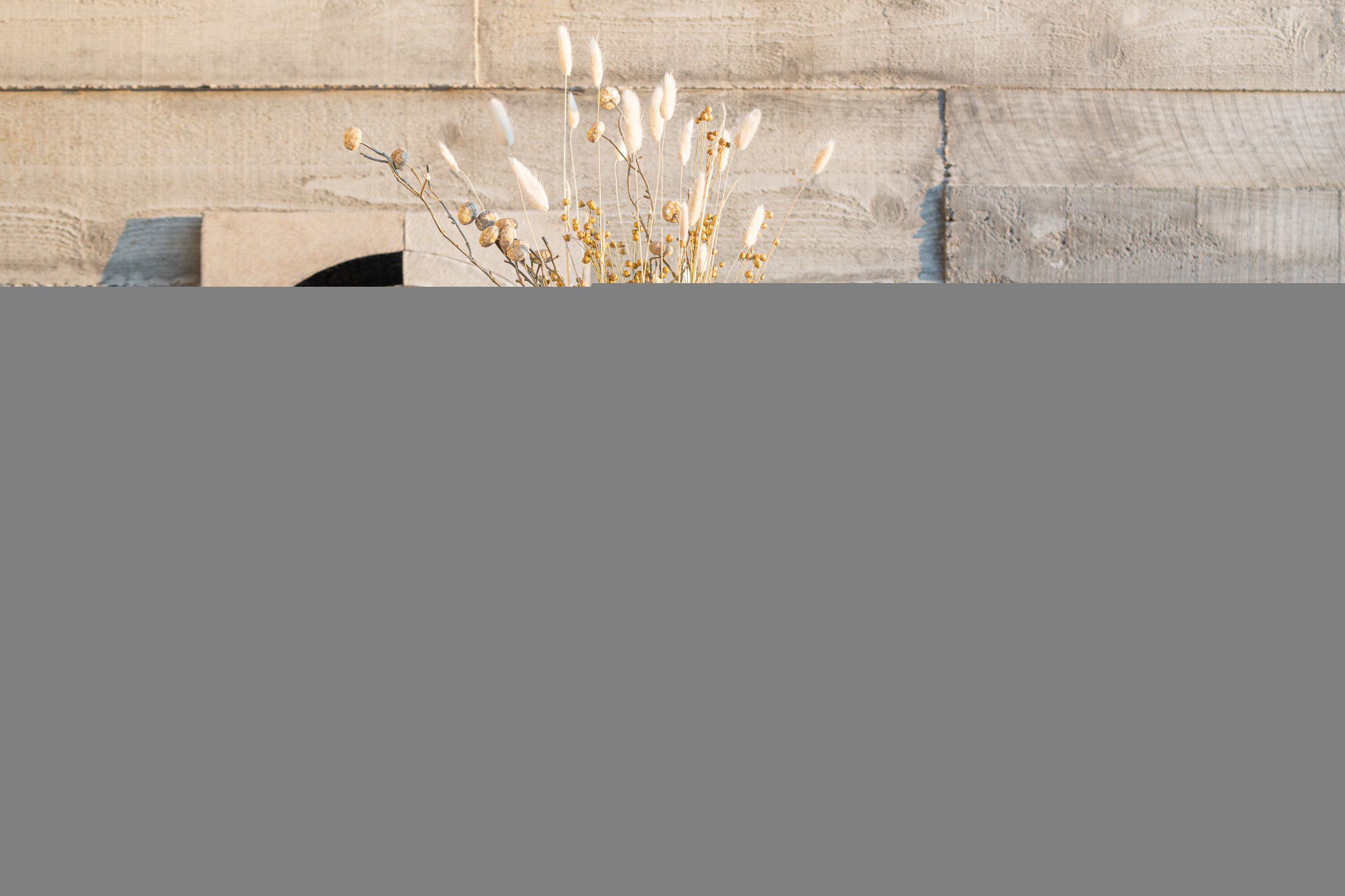 Bundle Feather Bunnytail Dried Ecru Small