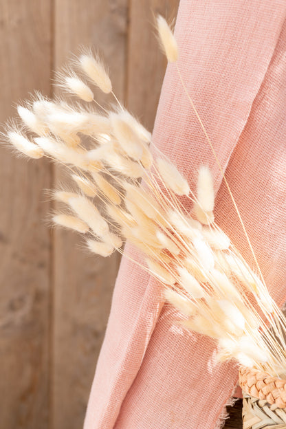 Bundle Feather Bunnytail Dried Ecru Small