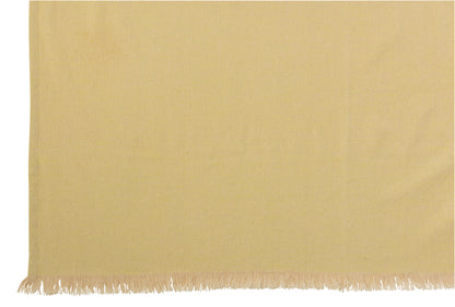 Plaid Irregular Cotton Yellow/Beige