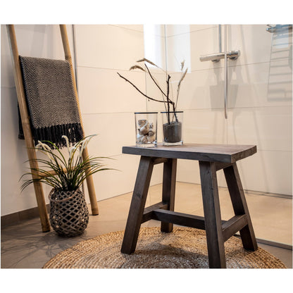 Barcelona zitbank – teak naturel 50×25×45 cm