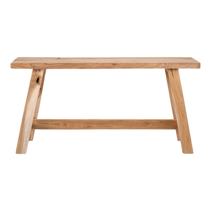 Barcelona Bench - Bank, Teak, Natur 90x25x45 cm
