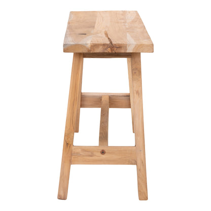 Barcelona Bench - Bank, Teak, Natur 90x25x45 cm