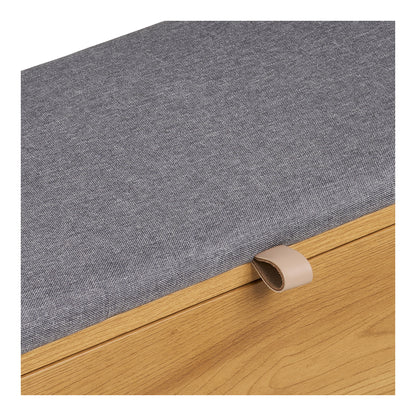 Barco bankje met opbergruimte – eikenlook 92×33×48 cm
