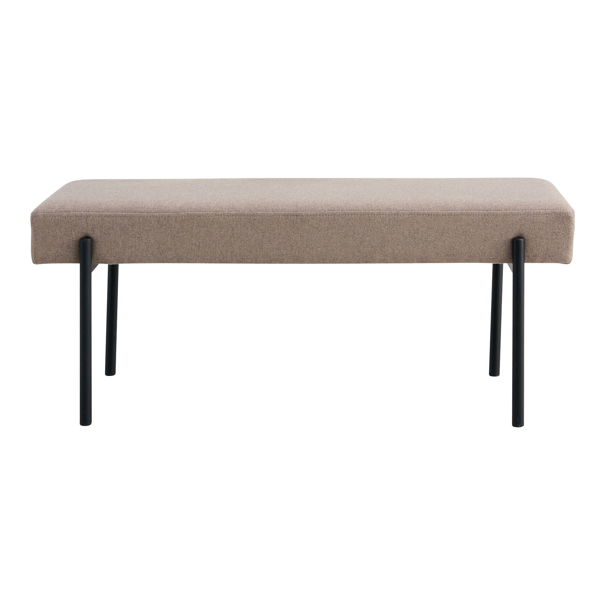 Swindon bank – steen, zwarte poten, 100x36x42,5 cm, HN1231