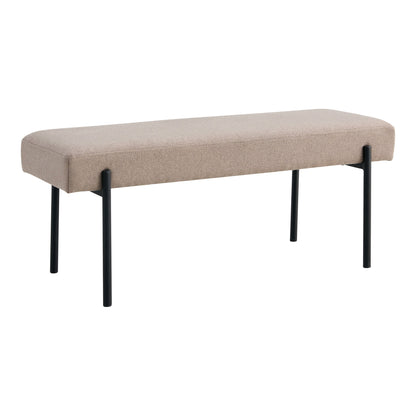 Swindon bank – steen, zwarte poten, 100x36x42,5 cm, HN1231