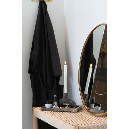 Zitbank Abano – populierenhout met vlechtwerk, naturel, 80x35x45 cm