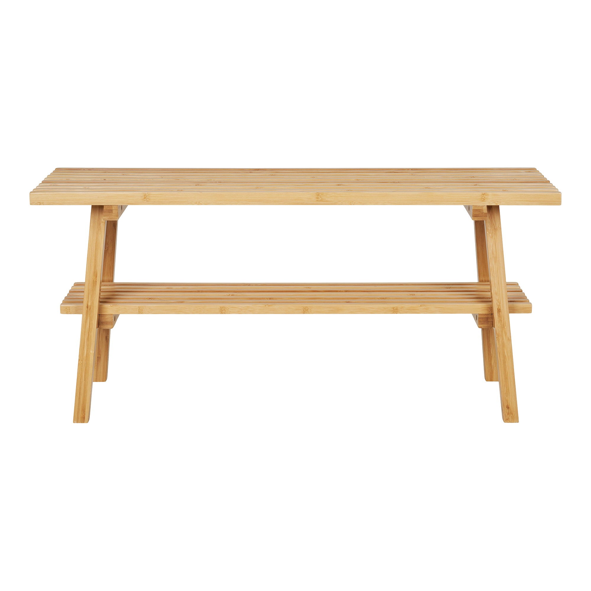Ember Bank – Bambus, natur, 70×28×45 cm