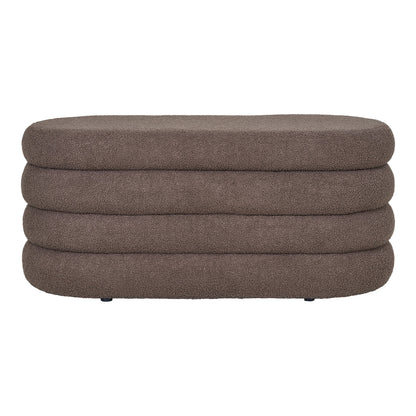 Dartford Bench - Bench with storage, teddy, brown 103x45x44 cm, HN1238