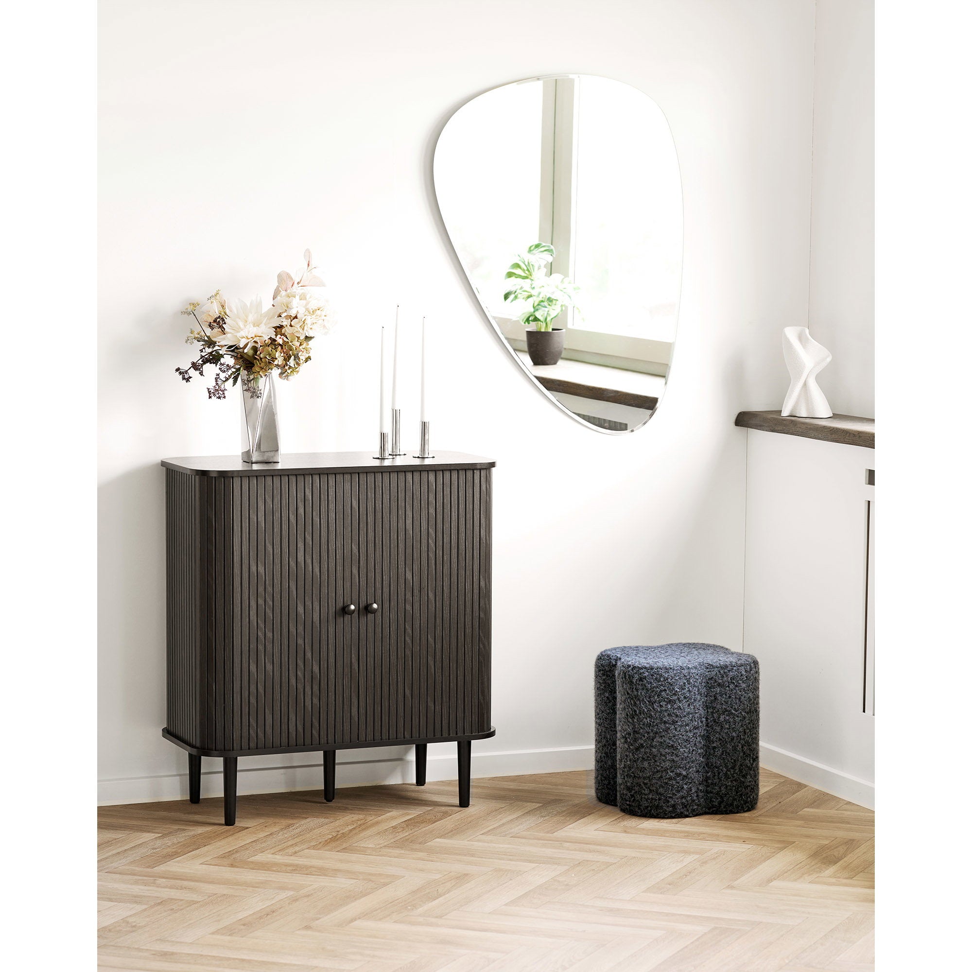 Durban Pouf – Hocker, blau ø42x38 cm, HN1095