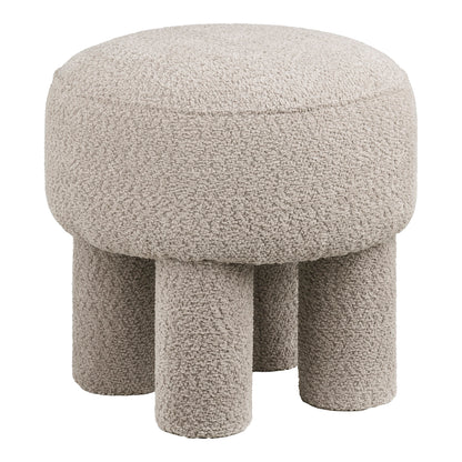 Canberra Pouf - Pouf, hellgrau ø43x43 cm, HN1258