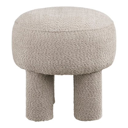 Canberra Pouf - Pouf, hellgrau ø43x43 cm, HN1258