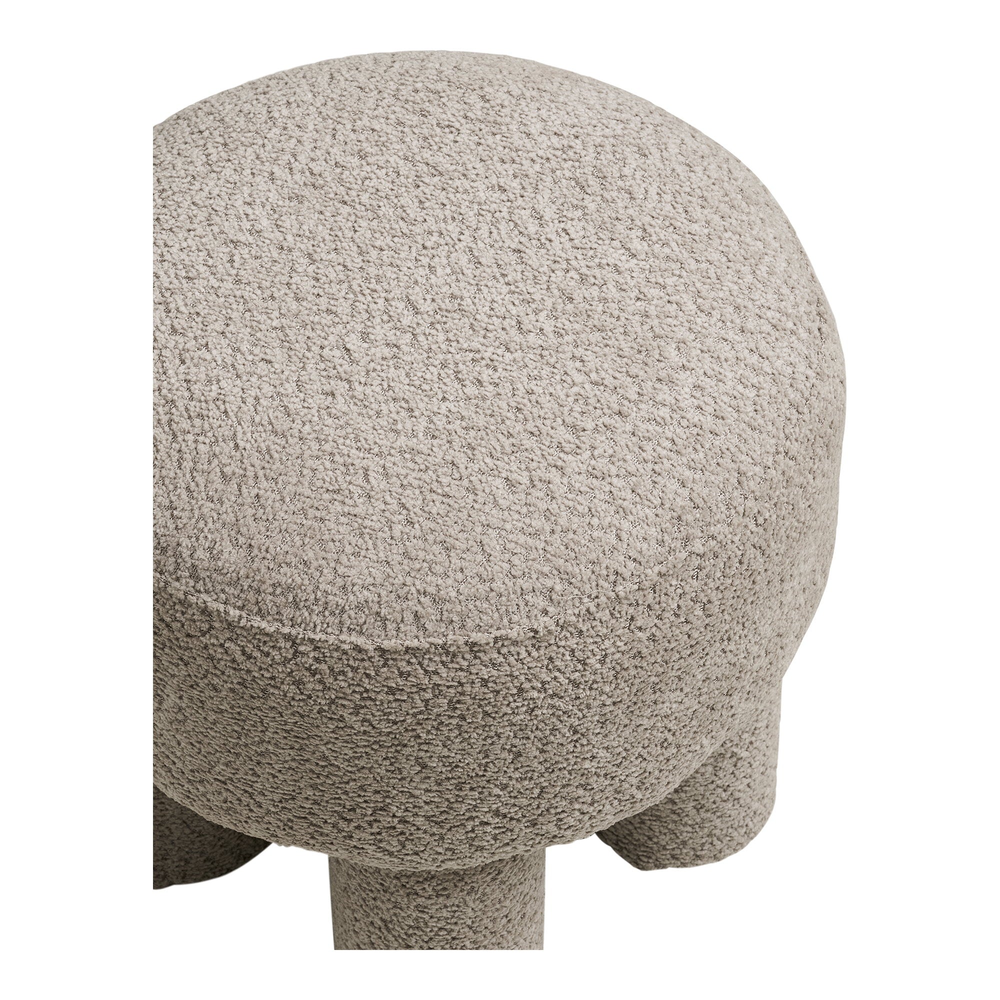 Canberra Pouf - Pouf, hellgrau ø43x43 cm, HN1258