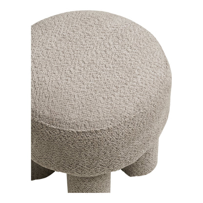 Canberra Pouf - Pouf, hellgrau ø43x43 cm, HN1258