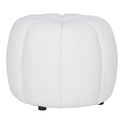 Paisley Pouf - Pouf, Off-White ø48x38 cm, HN1259