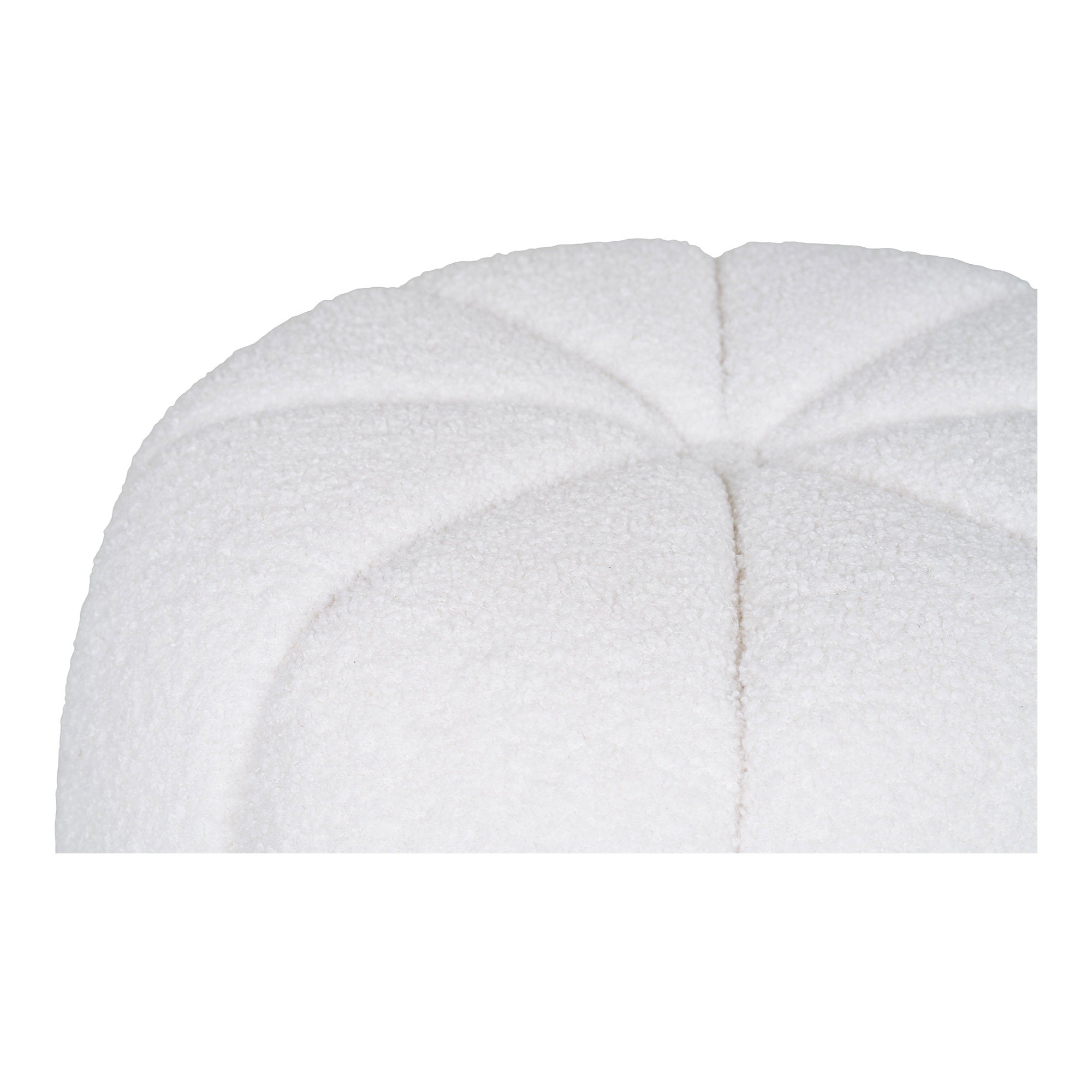 Paisley Pouf - Pouf, Off-White ø48x38 cm, HN1259