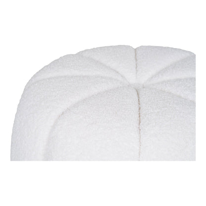 Paisley Pouf - Pouf, Off-White ø48x38 cm, HN1259