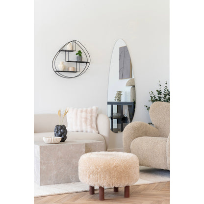 Inverness Pouf - Pouf, hellbraun ø50x36 cm, HN1260