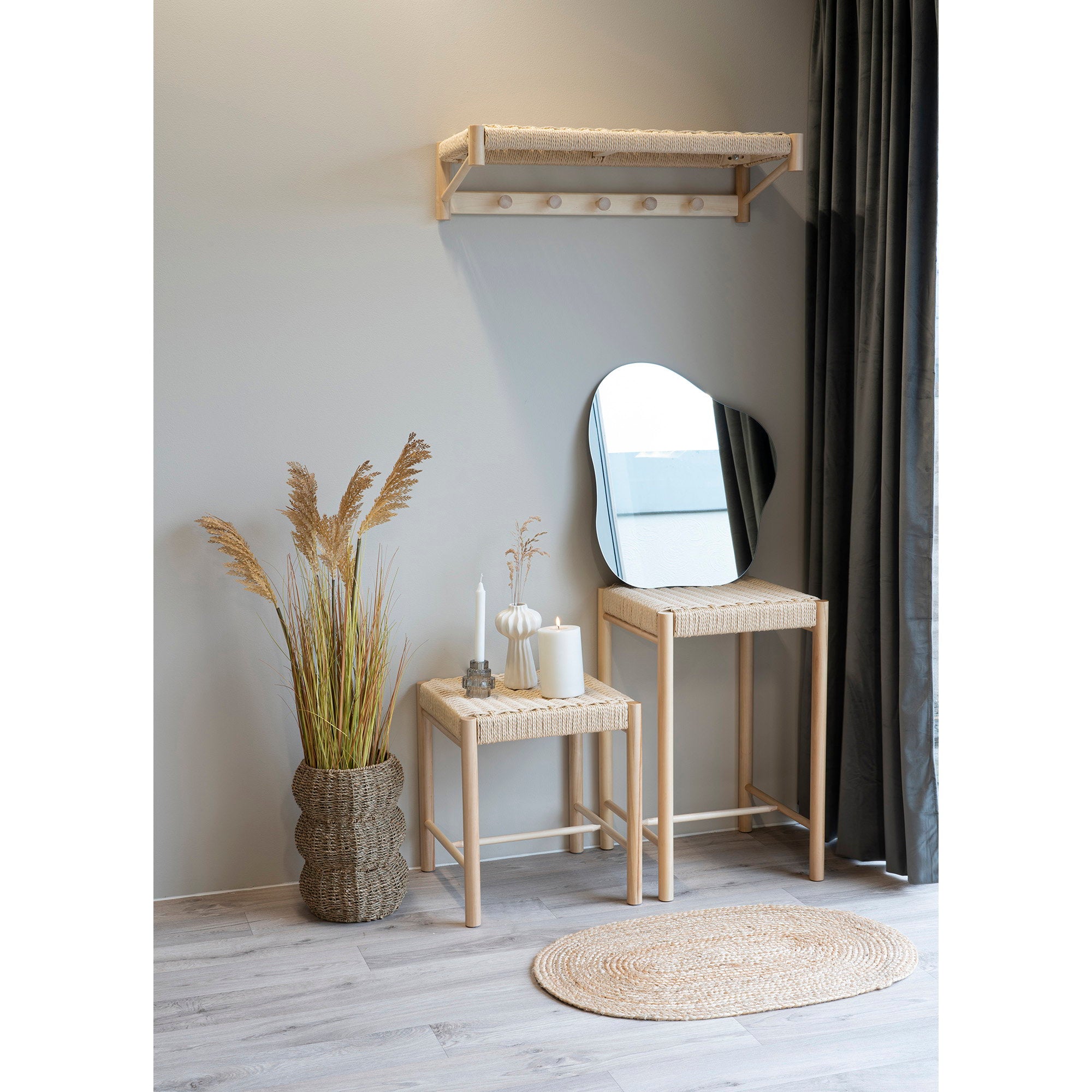 Abano krukje als bijzettafel in woonkamerstyling