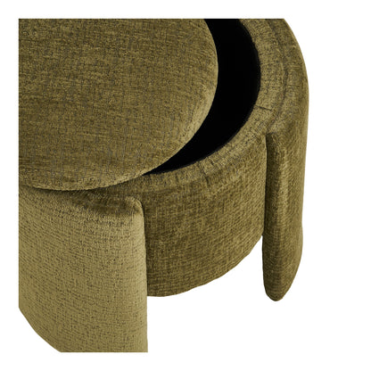 Walsdorf Pouf - Pouf, green ø42x43,5 cm, HN1315