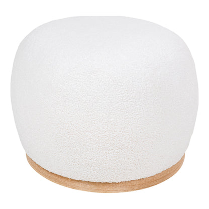 Manhattan Pouf - Pouf, Teddy, weiß 54,5x88,5x36 cm, HN1235