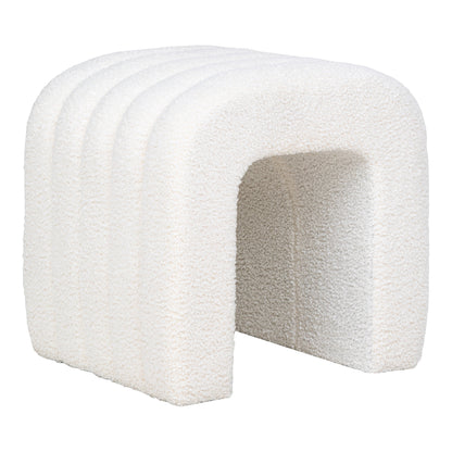Colma Pouf - Pouf, teddy, white 42x41x36 cm, HN1234