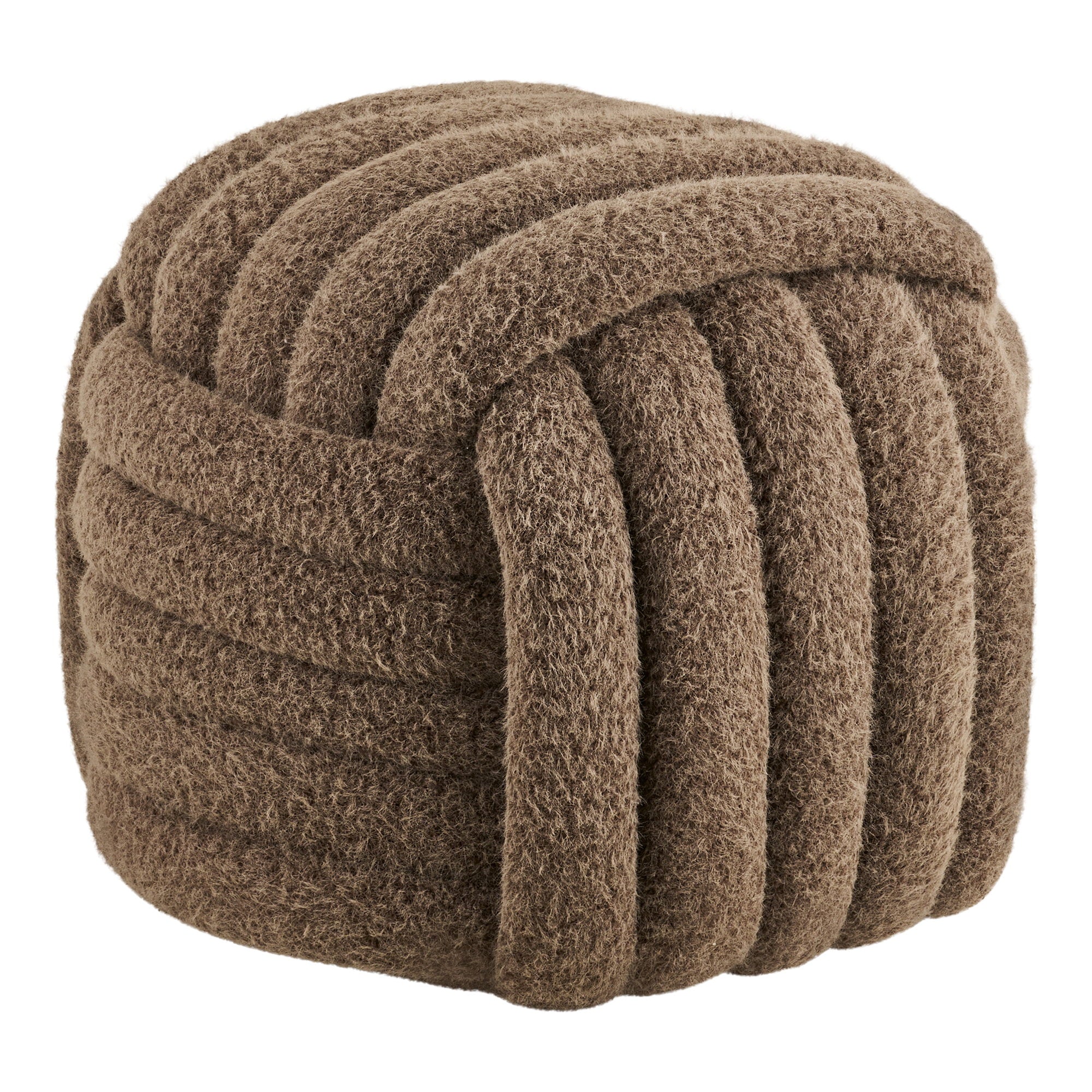 Napier Pouf - Hocker, braun 48x48x43 cm, HN1294