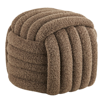 Napier Pouf - Hocker, braun 48x48x43 cm, HN1294