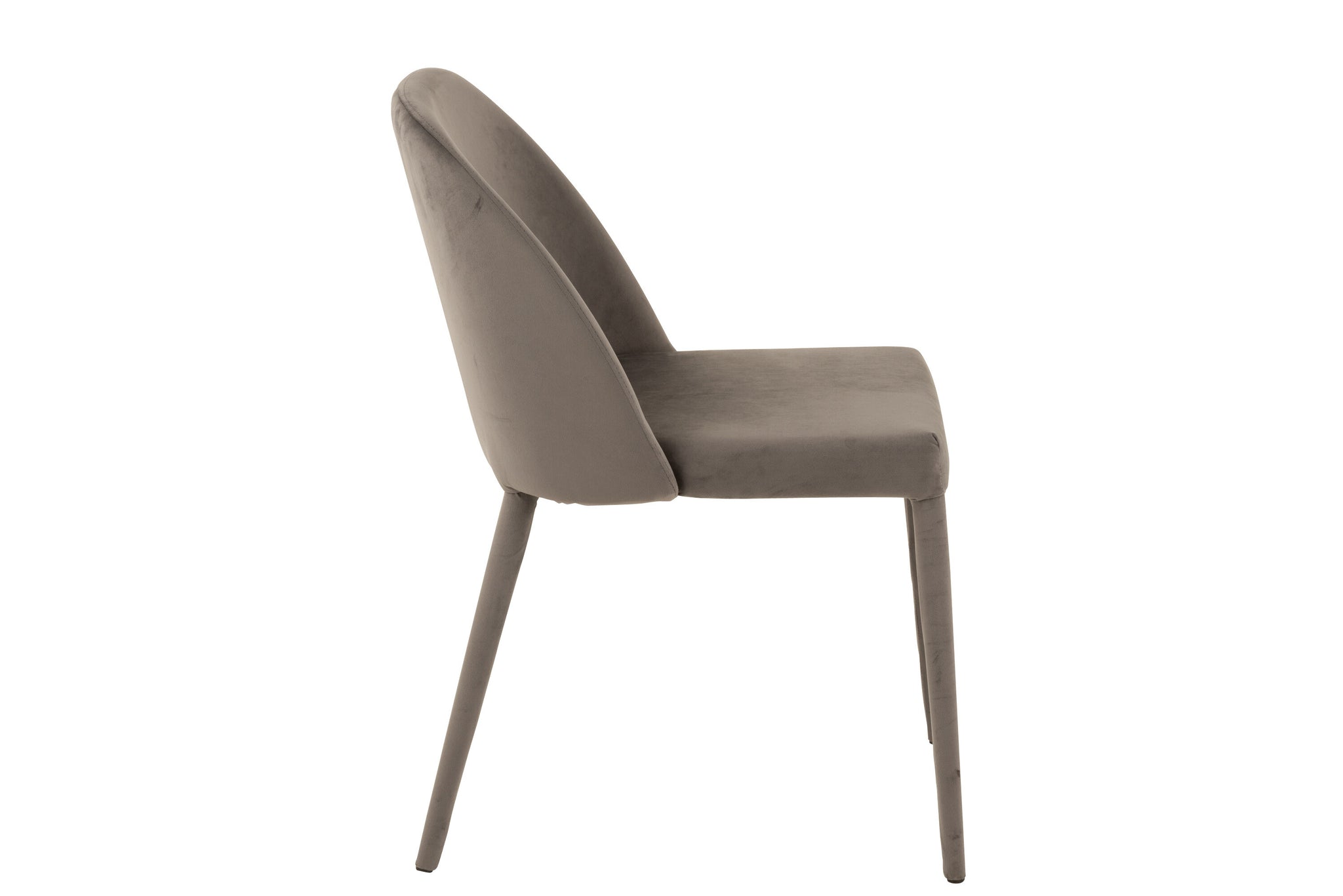 Chair Charlotte Textile/Metal Middle Grey