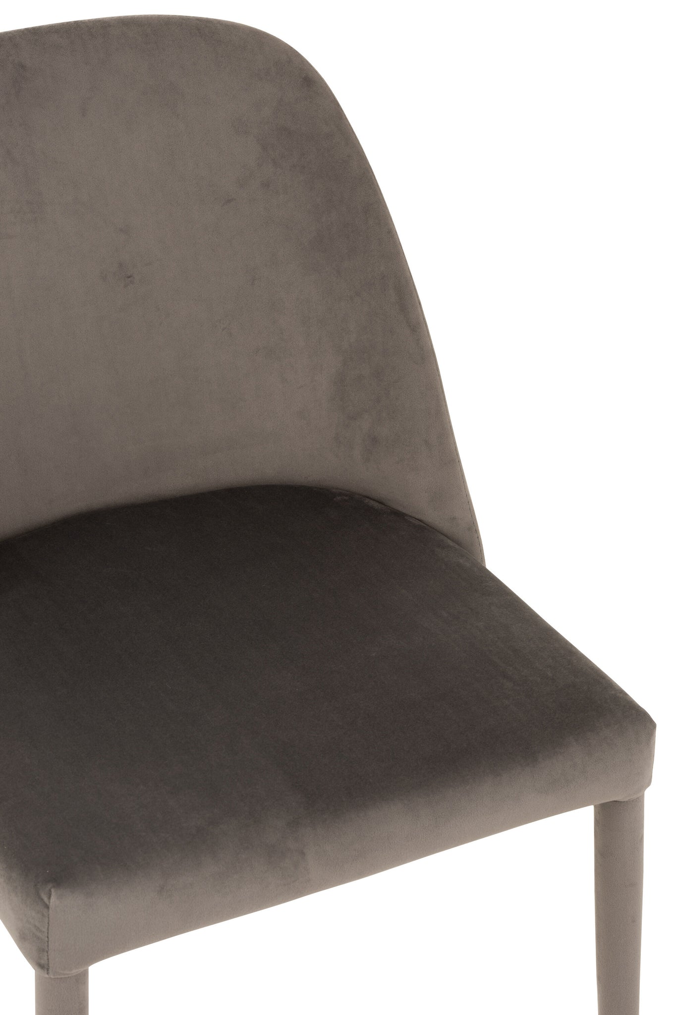Chair Charlotte Textile/Metal Middle Grey