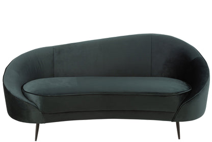 Sofa Elisabeth Textil/Metall Grün