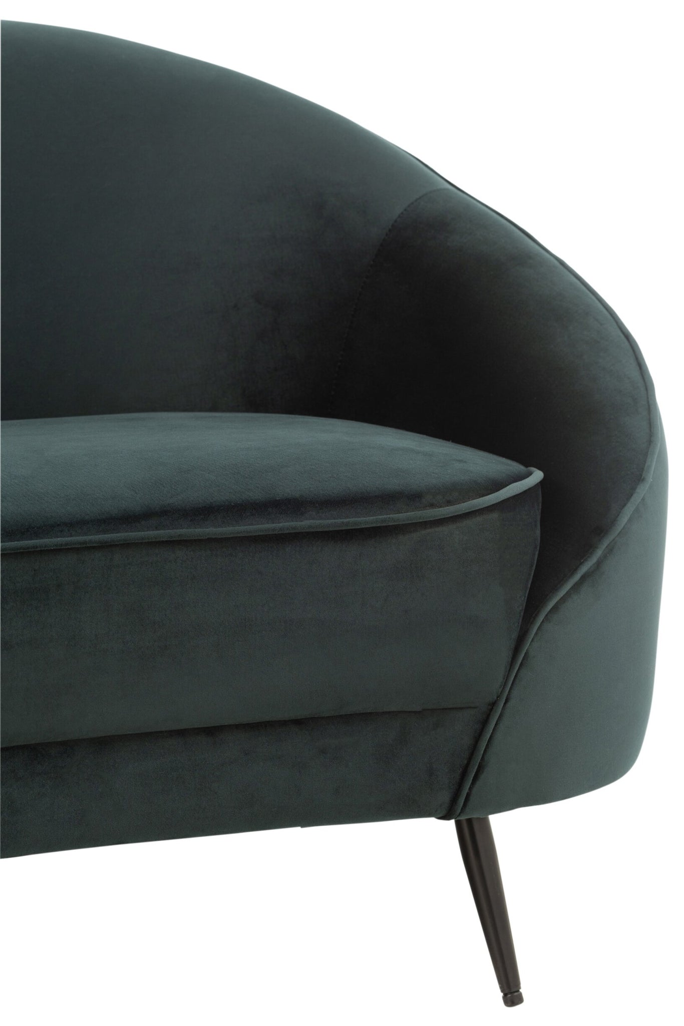 Sofa Elisabeth Textil/Metall Grün