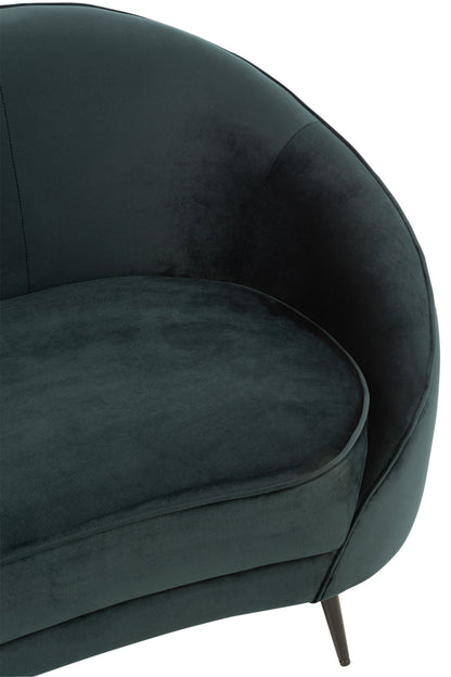 Sofa Elisabeth Textil/Metall Grün
