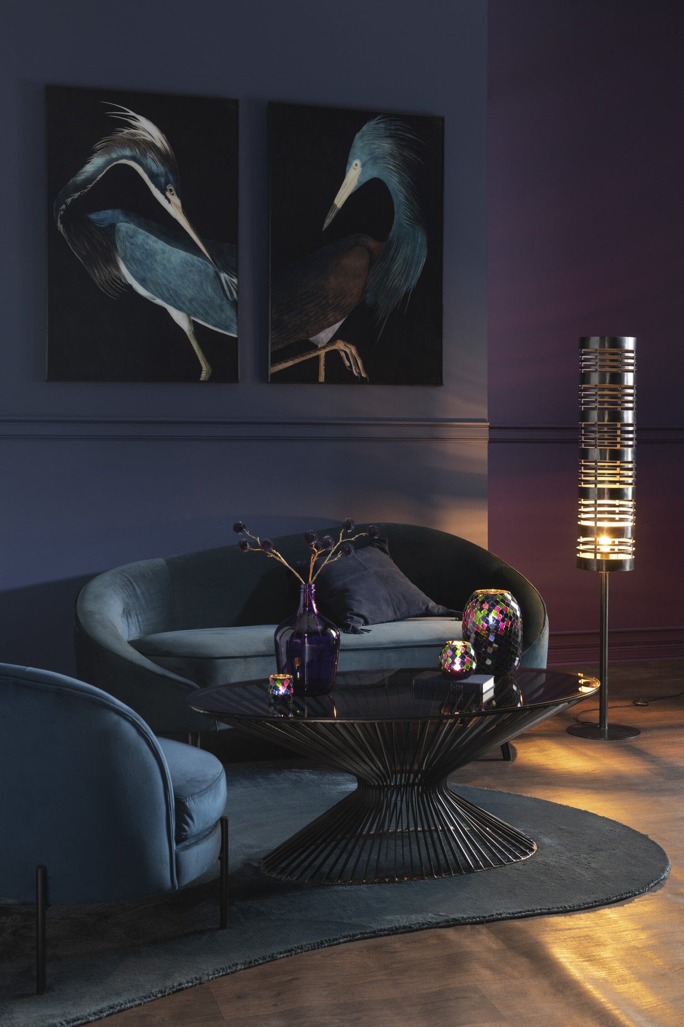 Sofa Elisabeth Textil/Metall Grün