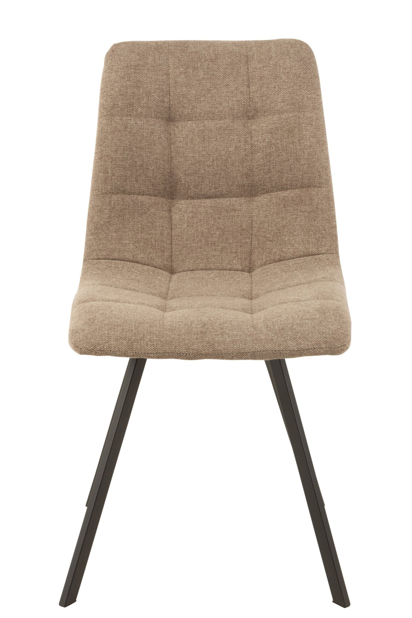 Stuhl Babette Textil/Metall Beige